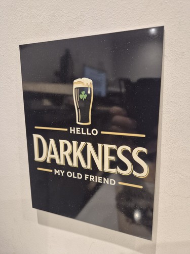 Guinness vintage metal sign - vintage,