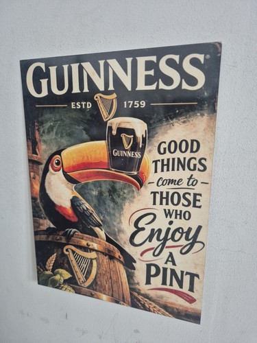 Guinness metal tin wall - wall, sign