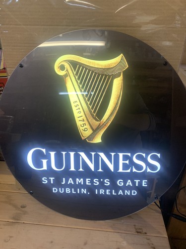 Guinness illuminated bar - bar, sign