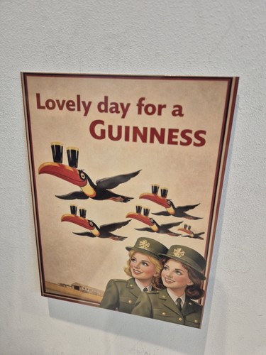 Guinness vintage metal - guinness,