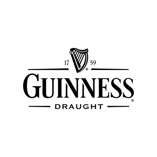 Guinness draught vinyl decal - draught,
