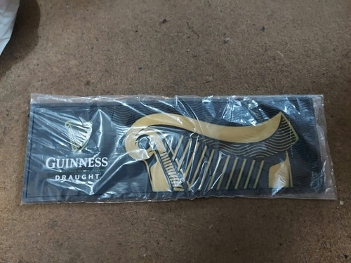 Guinness rubber bar mat - guinness,