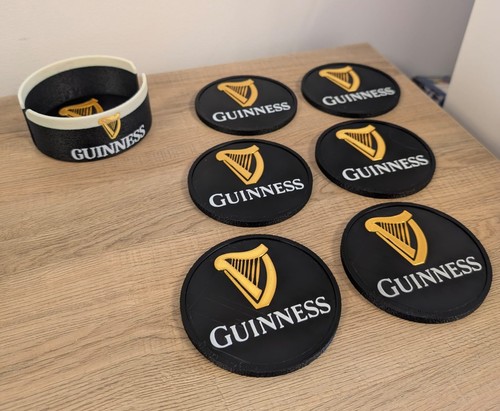 Guinness coaster set with - coaster,
