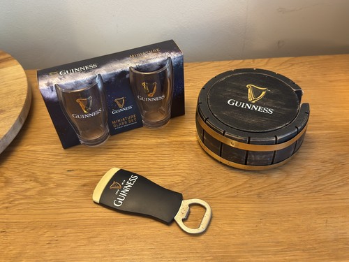 Guinness bar set coasters - guinness,