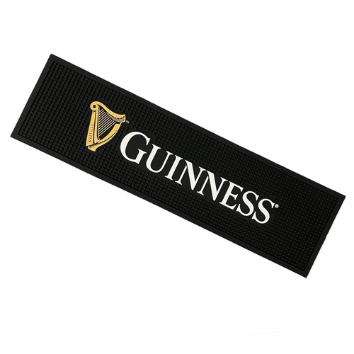Guinness rubber bar runner - rubber,