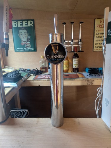 Guinness beer pump - guinness, bar