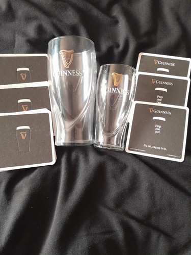 Guinness pint glasses and bar - guinness,