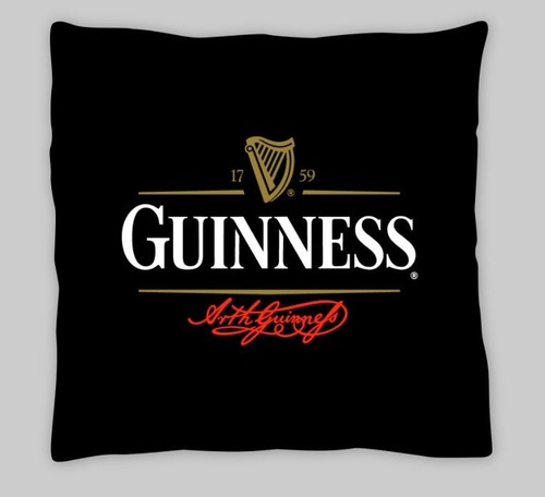 Guinness cushion cover - guinness, cover,