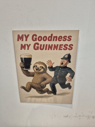 Guinness vintage metal - guinness, sign