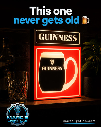 Vintage guinnessstyled light - vintage,
