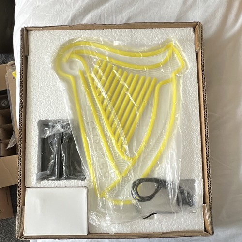 Guinness harp neon light sign - light,